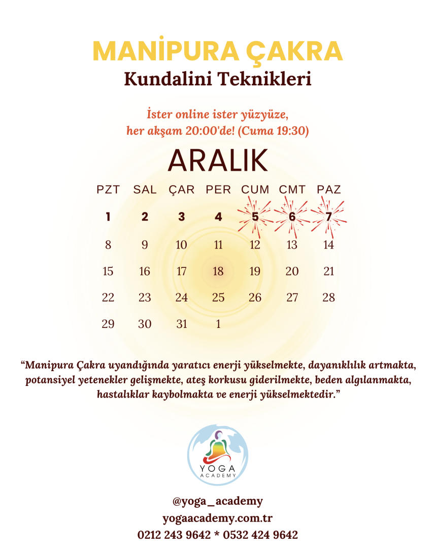 ÇAKRA ÇALIŞMALARI